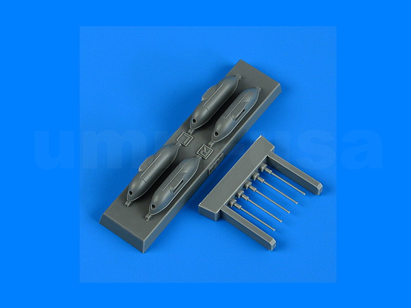 QB72659 Bf 109G-6/R6 cannon pods 1/72